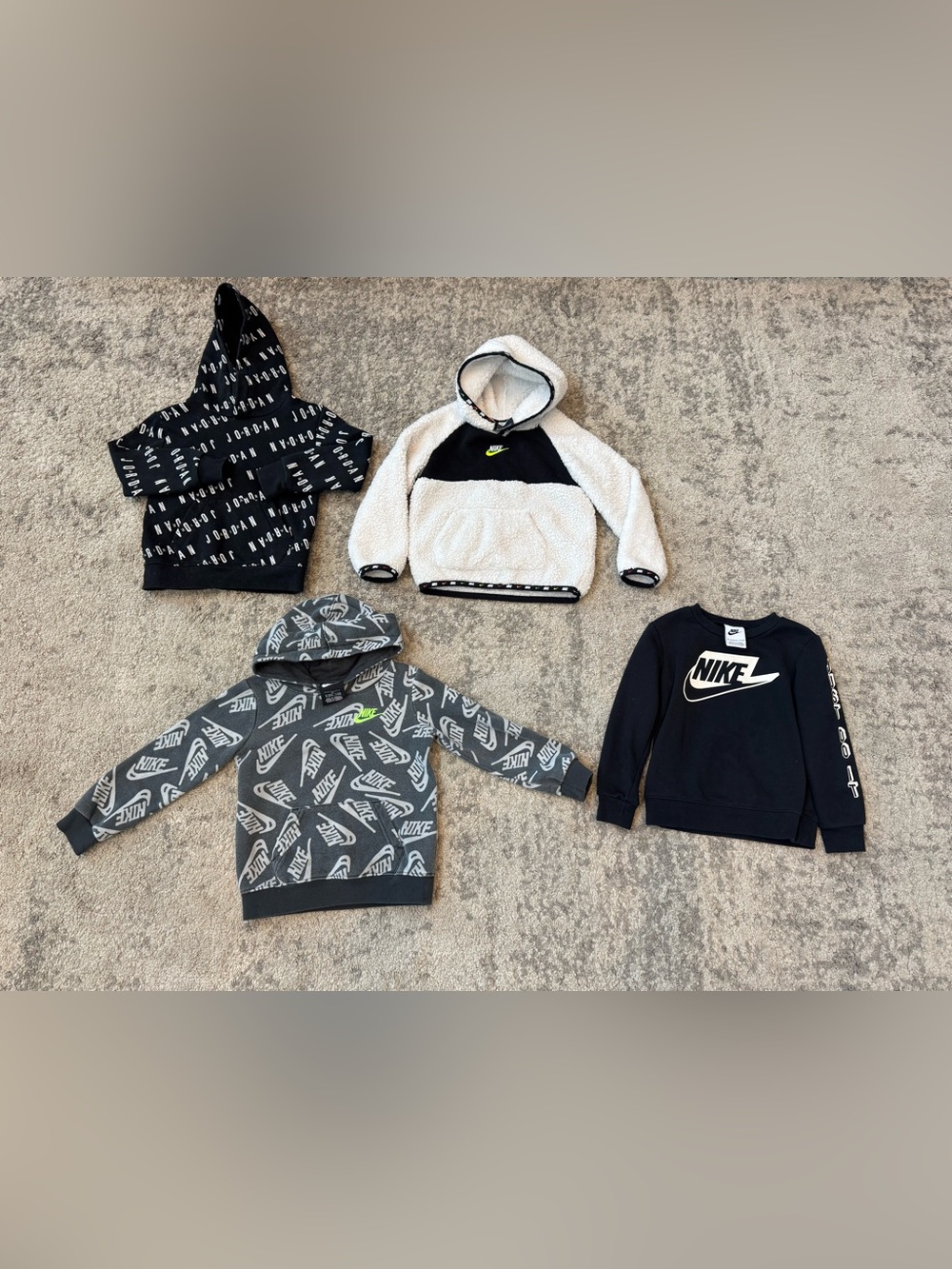 Nike Jordan Boys 3T Clothing Lot Hoodies Sweatshirts